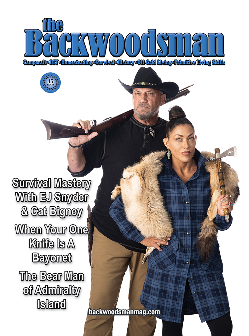 The Winter 2025 issue of Backwoods Magazine